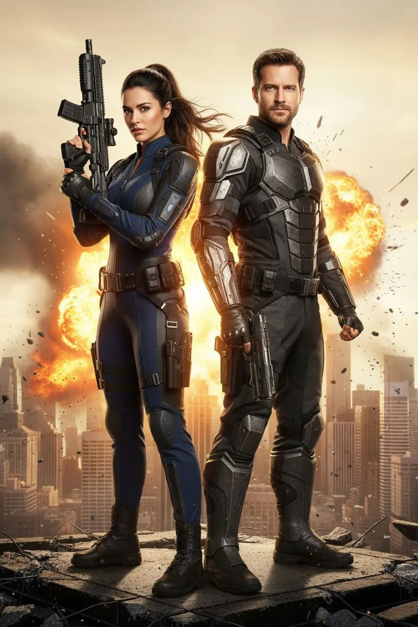 KI-Stil: Action Star