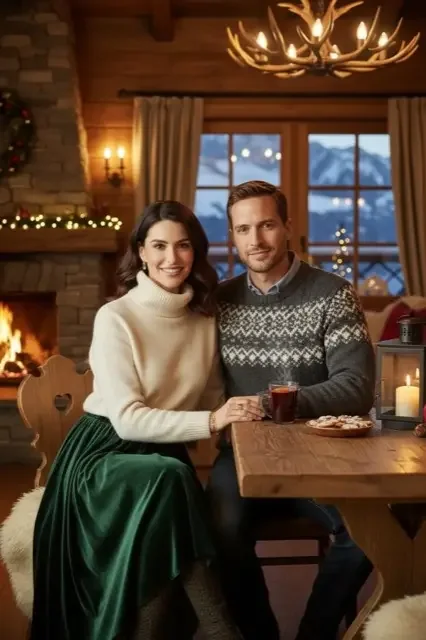 KI-Stil Alpine Chalet für die Firmen-Weihnachtsfeier