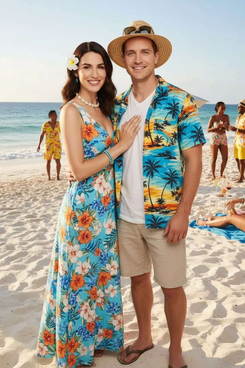 KI-Stil: Beach Party
