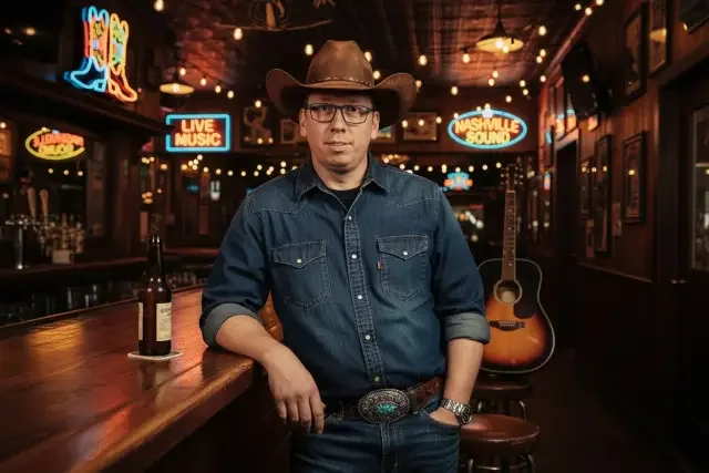 KI-Stil: Country Bar