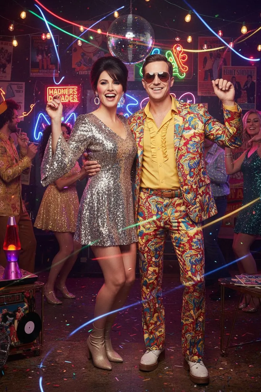 KI-Stil: Decades Party