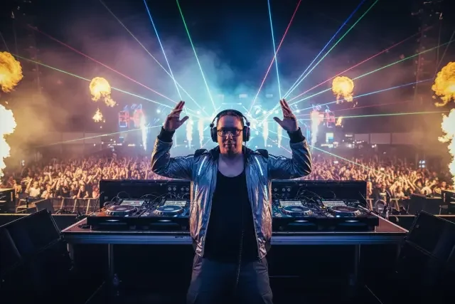 KI-Stil: DJ Mainstage