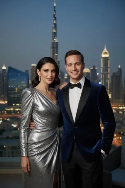 KI-Stil: Dubai Skyline