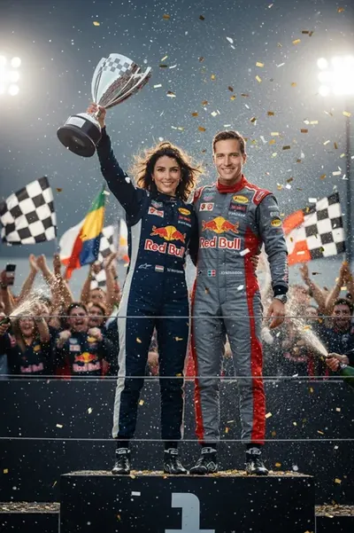 KI-Stil: F1 Podium