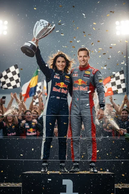 KI-Stil: F1 Podium