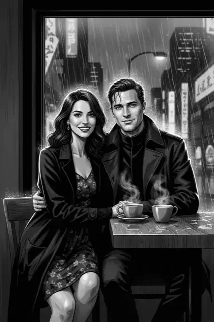 KI-Stil: Manga Noir