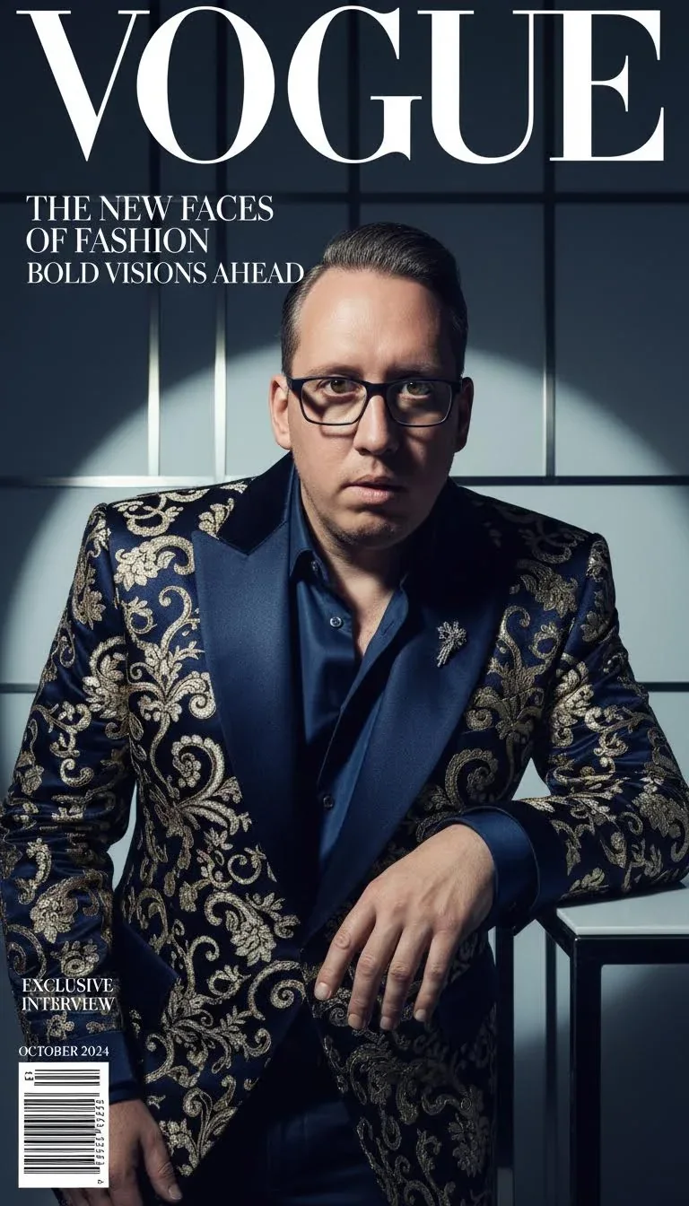 KI-Stil: Mode-Magazin
