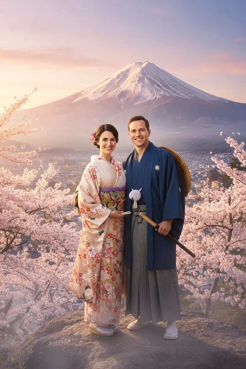 KI-Stil: Mount Fuji