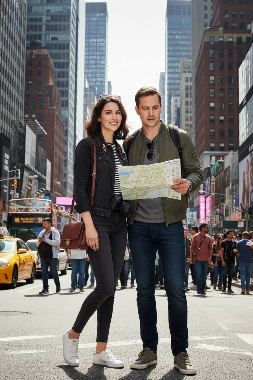 KI-Stil: NYC Skyline