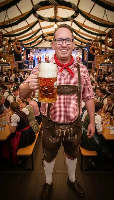 KI-Stil: Oktoberfest Prost