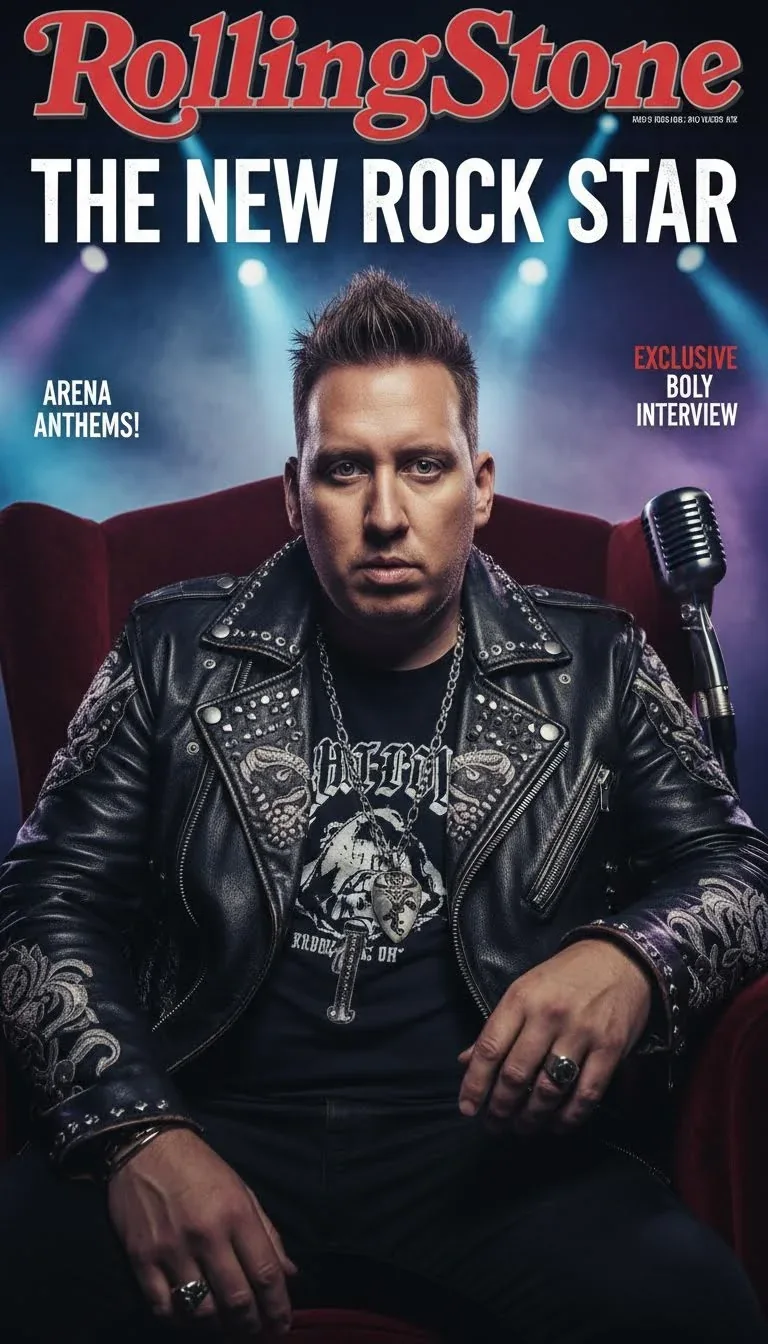 KI-Stil: Rock-Magazin