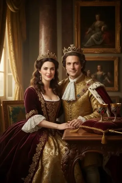 KI-Stil: Royal Baroque