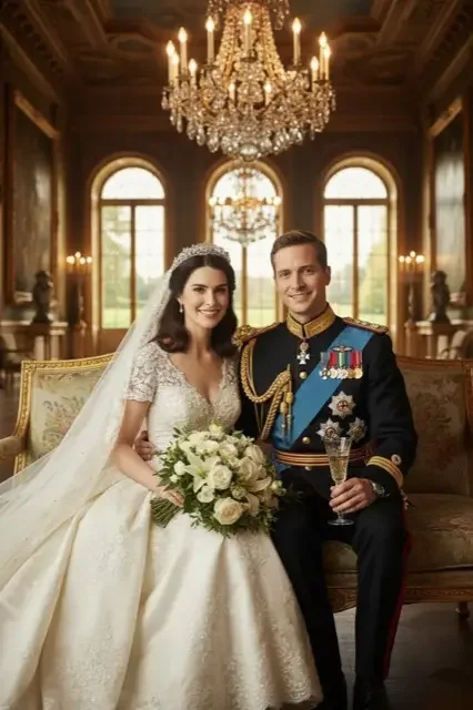 KI-Stil: Royal Wedding