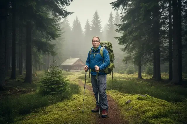 KI-Stil: Schwarzwald-Wandern