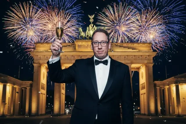 KI-Stil: Silvester