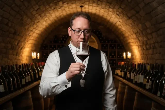 KI-Stil: Sommelier