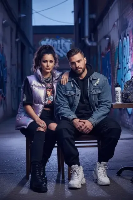 KI-Stil: Streetwear