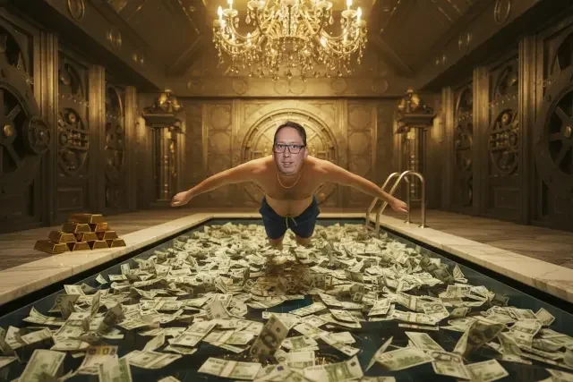 KI-Stil: Swimming in Money