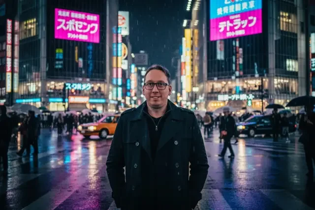 KI-Stil: Tokyo Shibuya