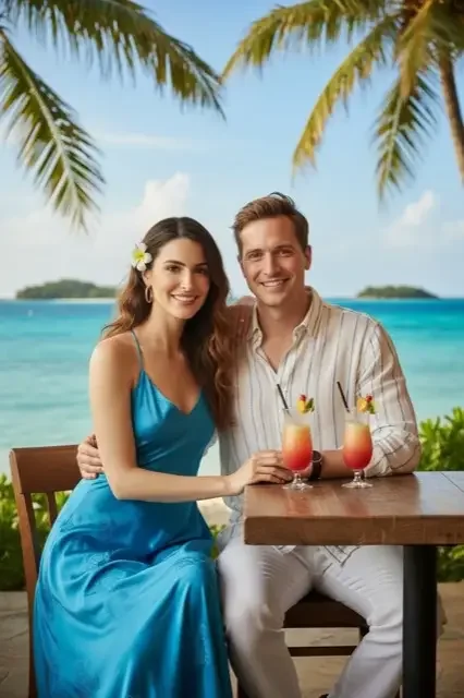 KI-Stil: Tropical Island