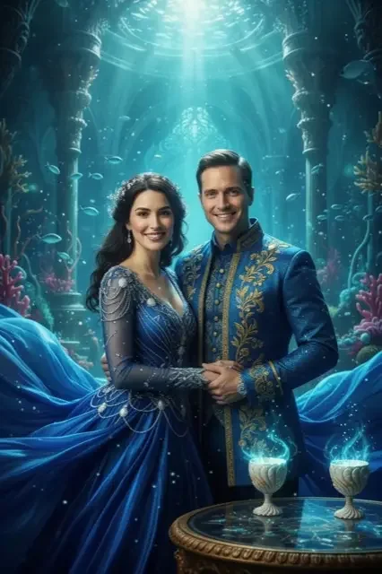 KI-Stil: Underwater Royal