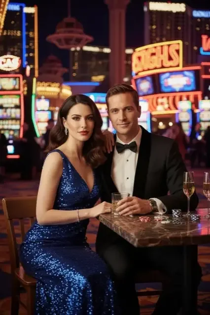 KI-Stil: Vegas Night