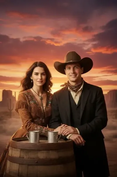 KI-Stil: Western Cinema