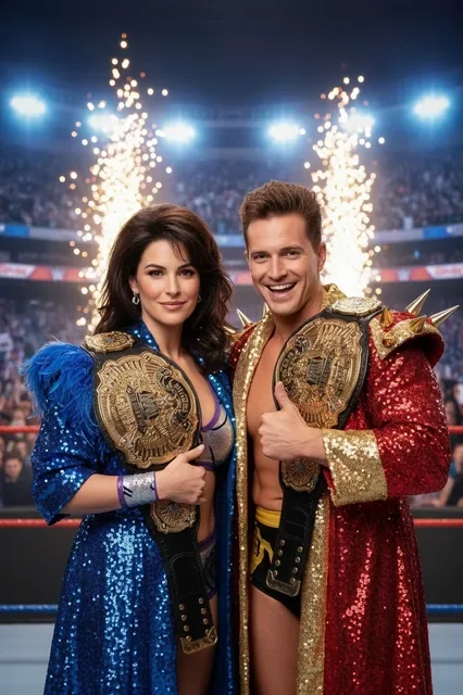 KI-Stil: Wrestling-Star