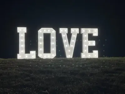 LOVE Buchstaben